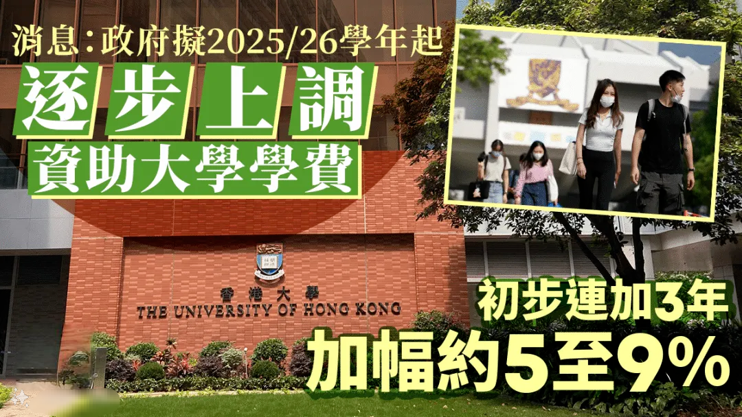 2025年港校学费集体疯涨！有无香港身份能差70万？！